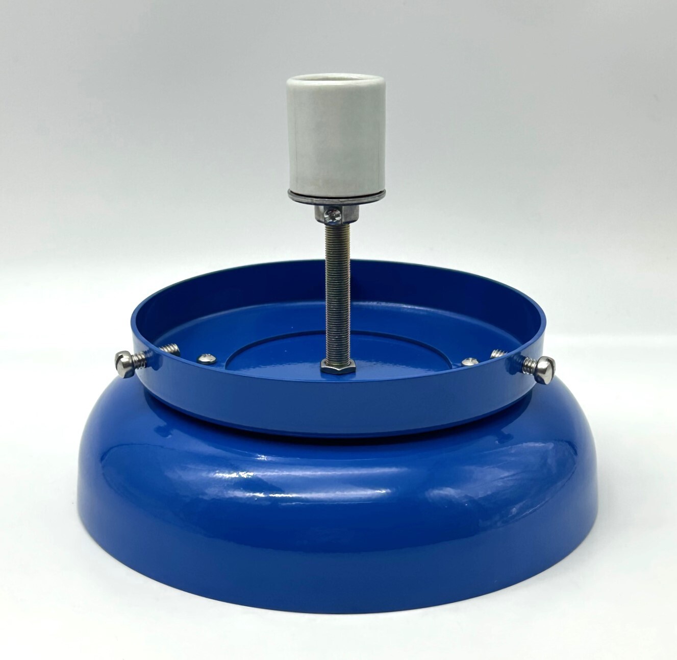 GAS PUMP GLOBE LAMP BASE – 6″ BASE W MATCHING COLOR HOLDER – FREE SHIPPING!