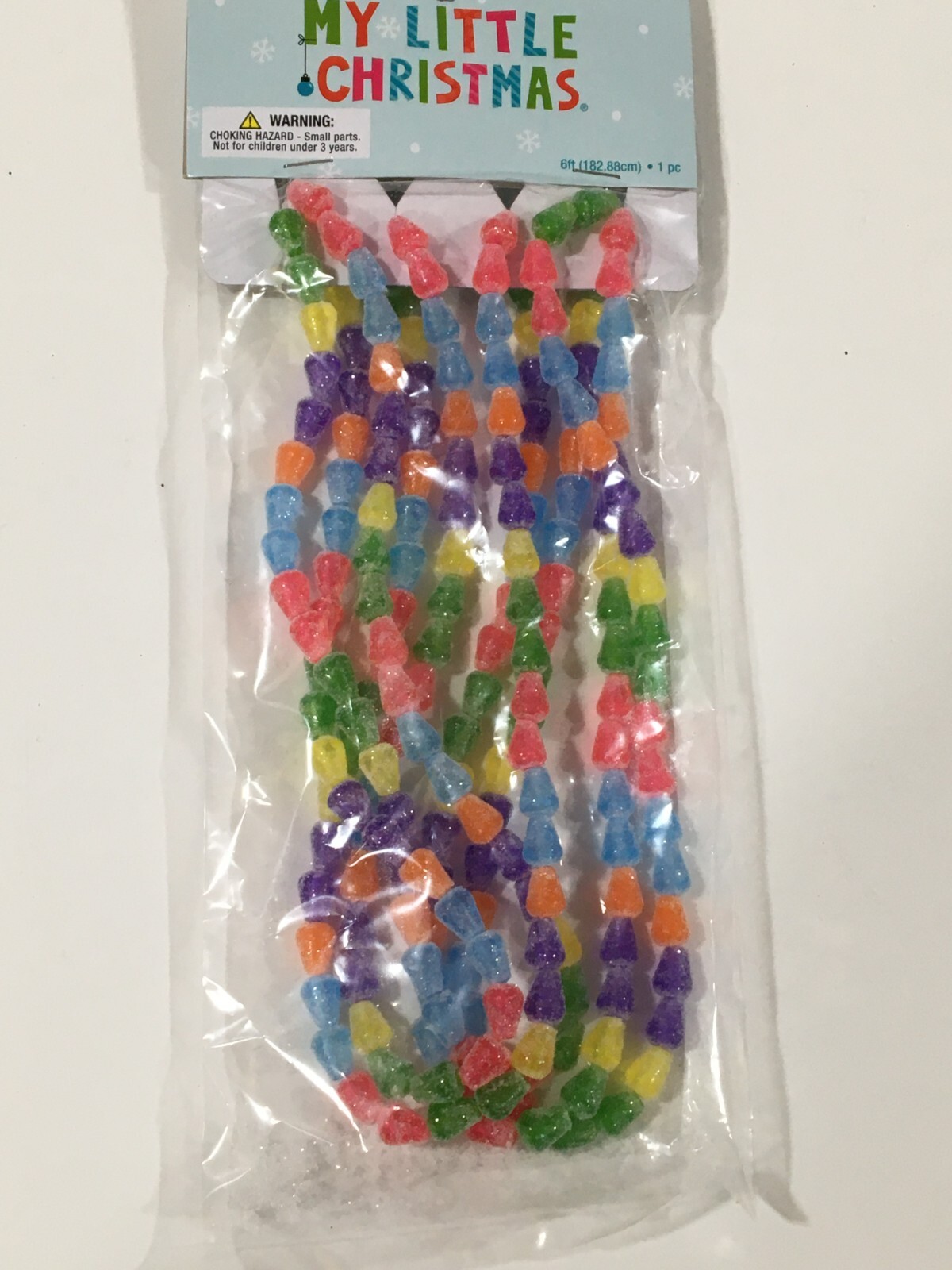 NEW MY LITTLE CHRISTMAS MINI SUGARED GUMDROP GARLAND 6 FT FREE SHIP