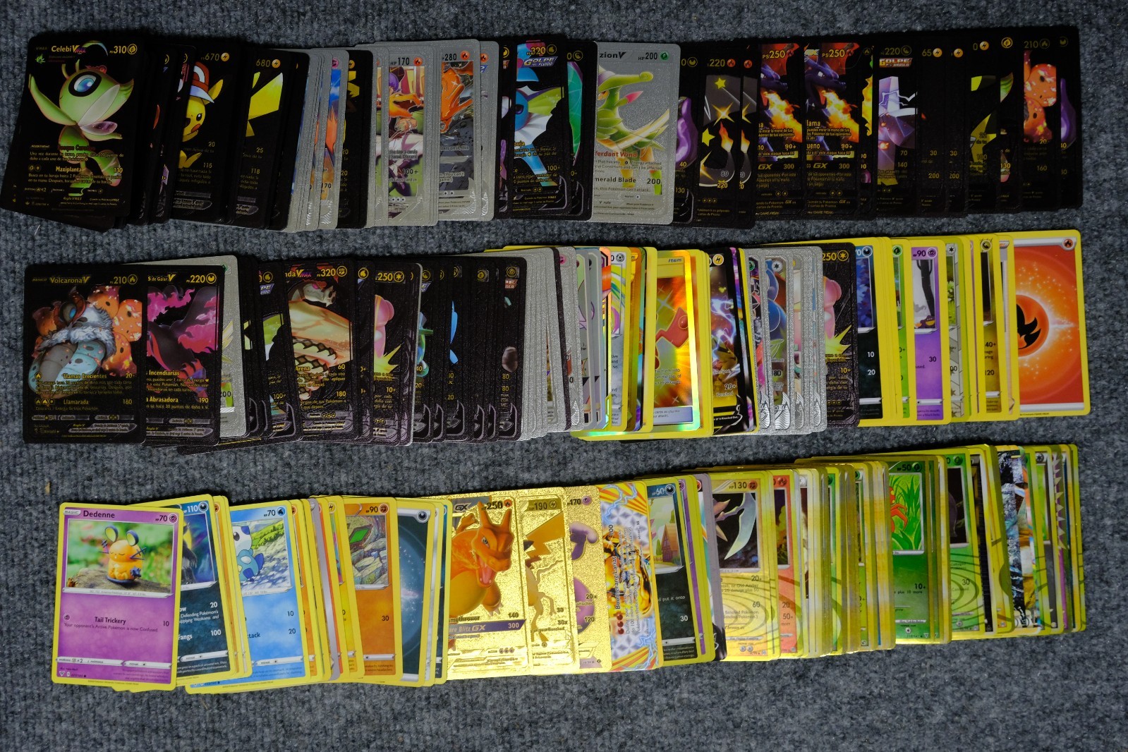 HUGE 250+ Pokemon Card Lot Unlicensed Black Silver Gold Charizard Umbreon