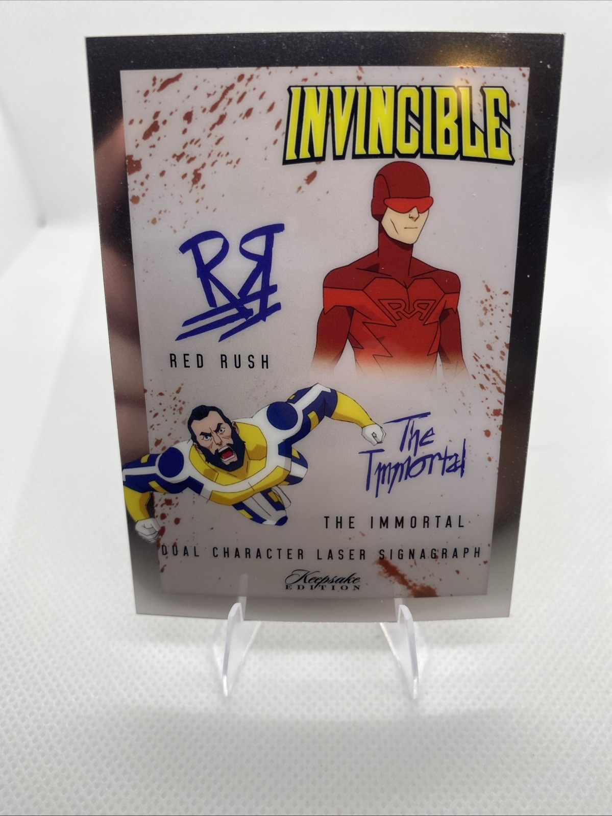 Super Products Inc. Invincible Keepsake Laser Signagraph Red Rush/Immortal #407