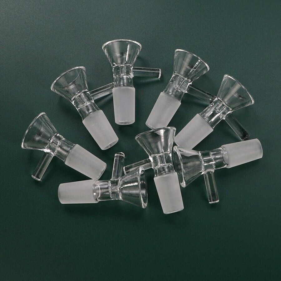 10unitX 18mm Male Glass Bowl For Water Pipe Hookah Bong Replacement Head