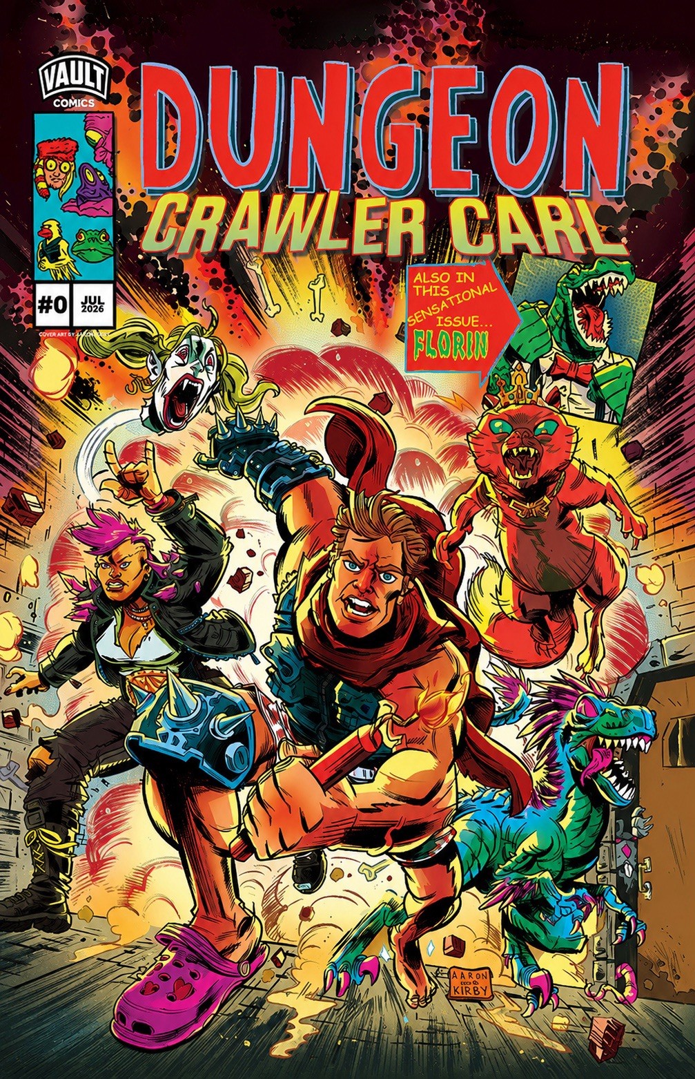 DUNGEON CRAWLER CARL #0 AARON CONLEY TRADE EXCLUSIVE PRESALE 7/15