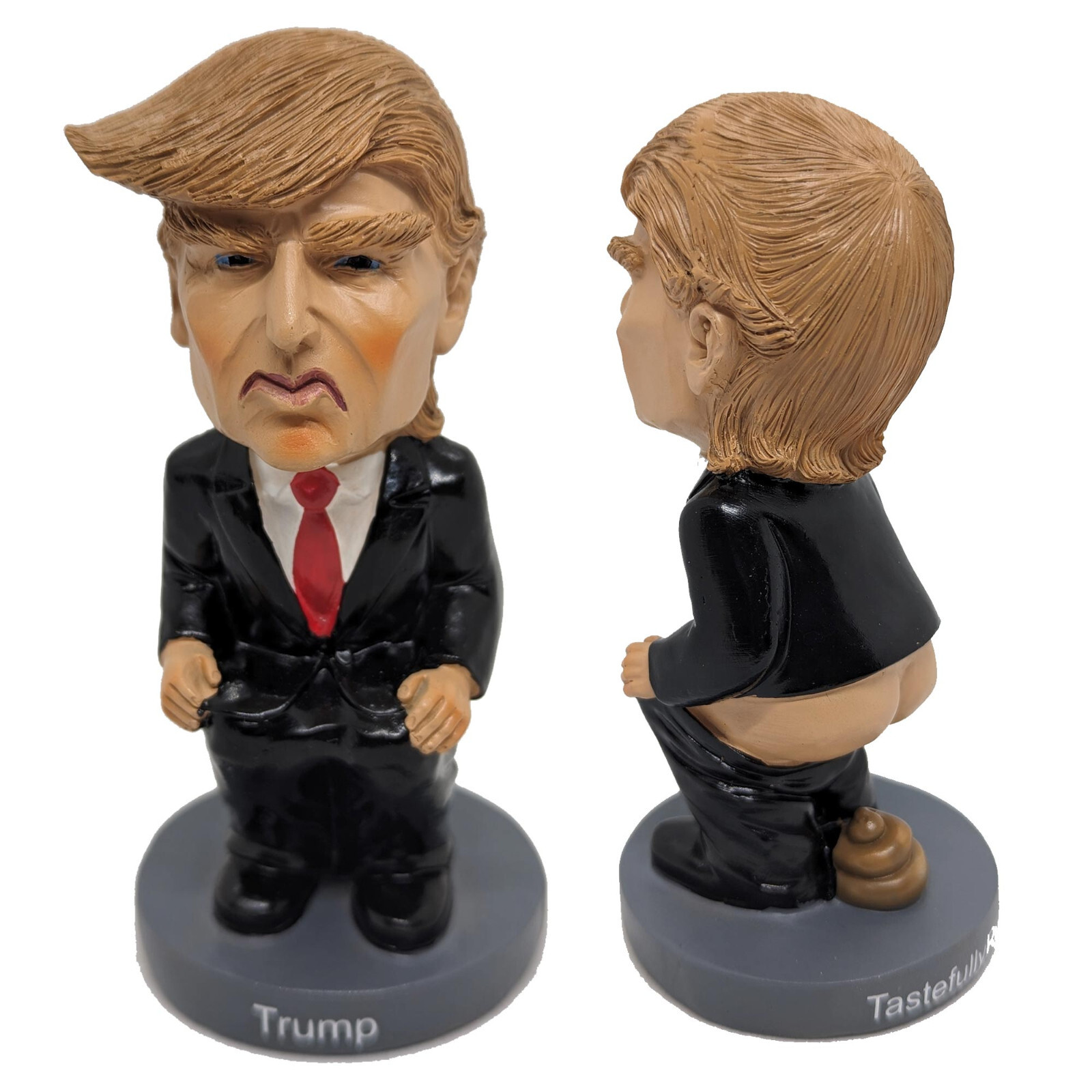 Trump Dumper Caganer Poop Figurine Bobblehead Thingee