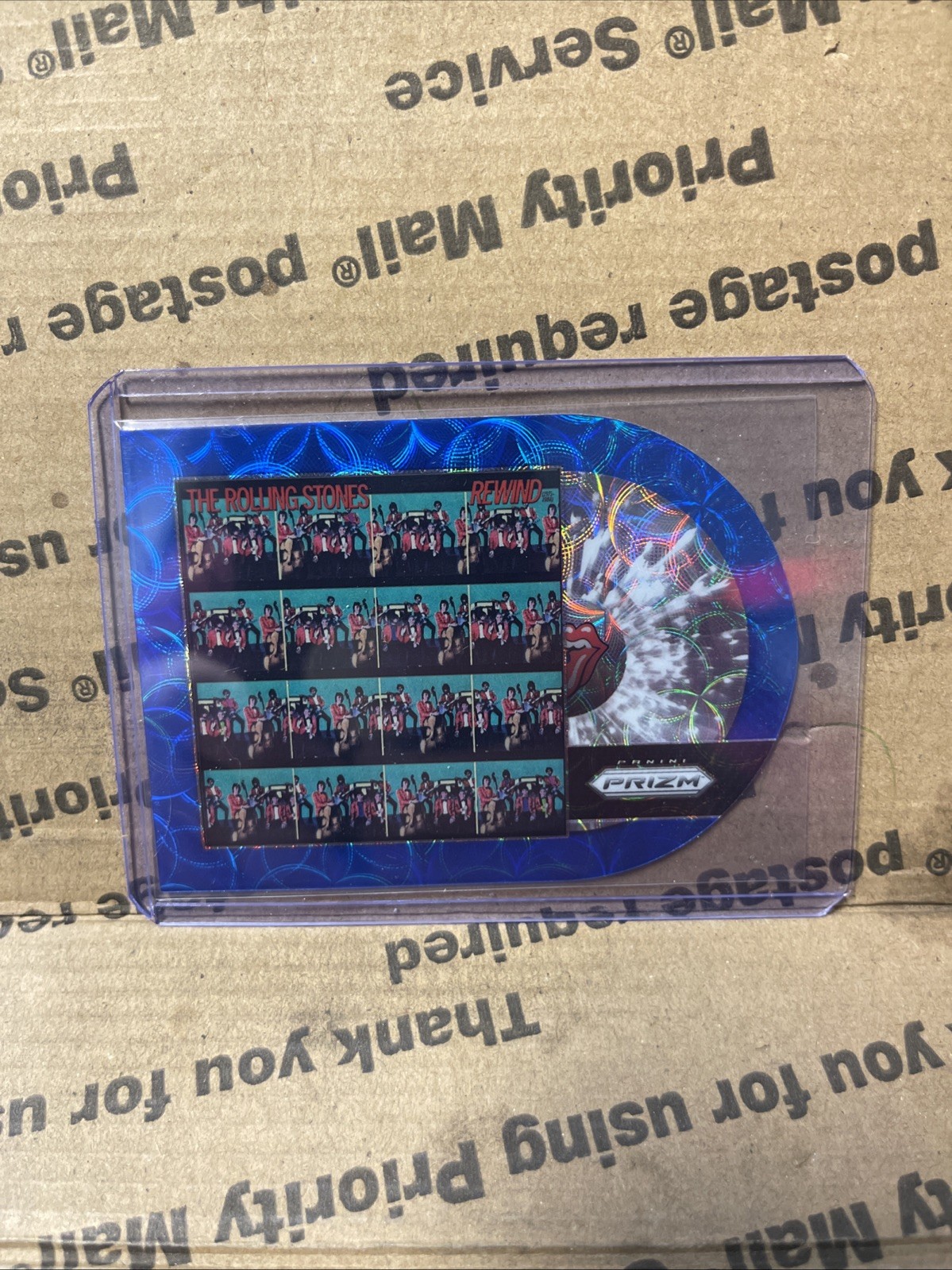2025 PRIZM THE ROLLING STONES BLUE SCOPE #50 REWIND /75