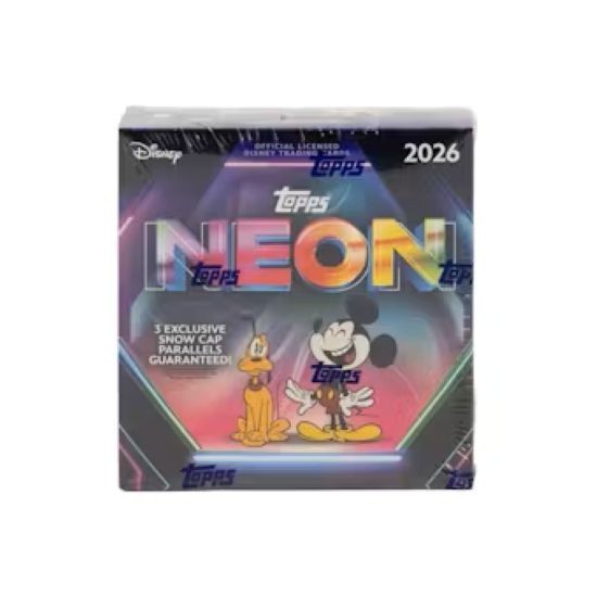 2026 Topps Disney Neon Mega Box Factory Sealed