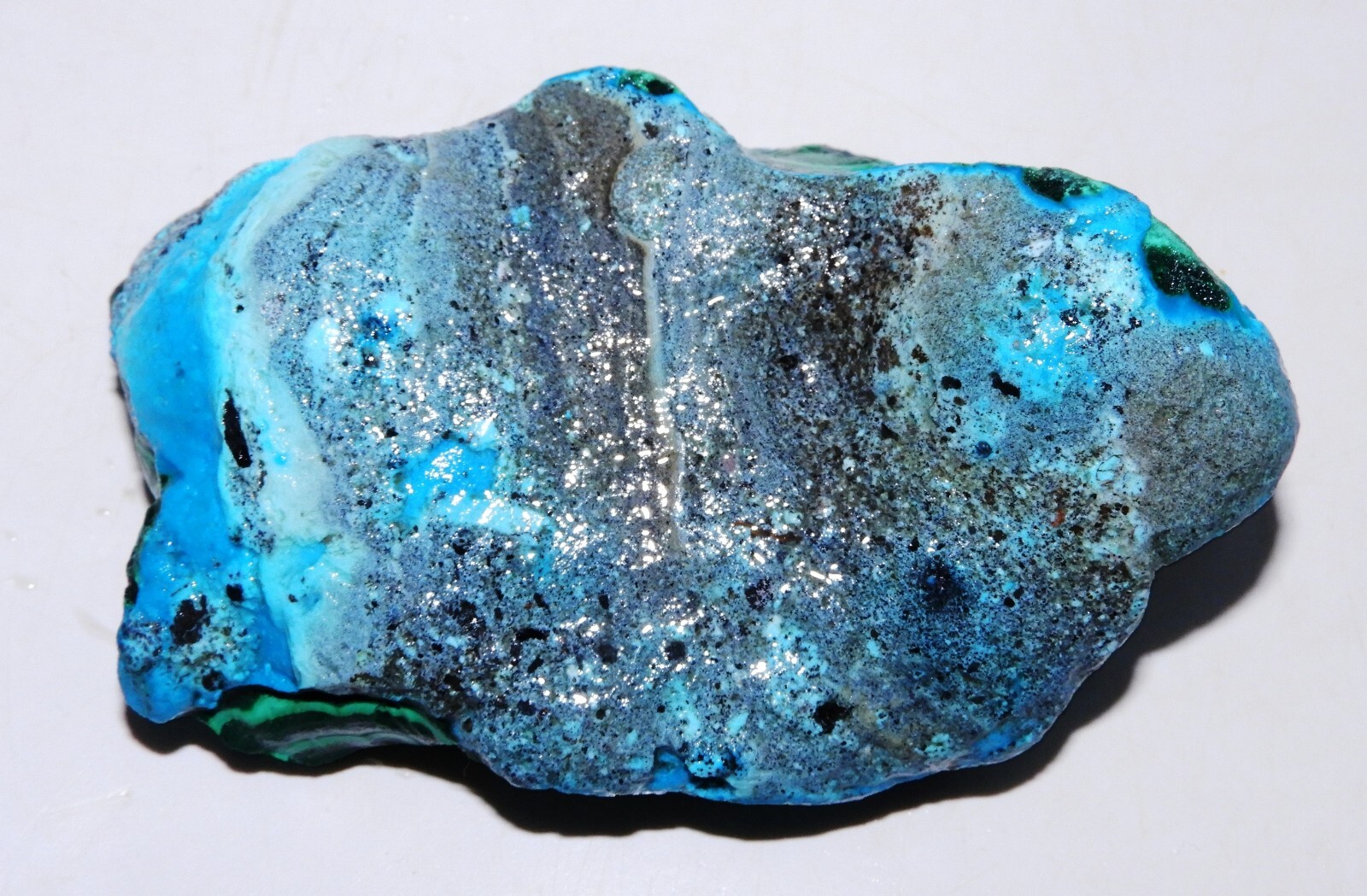 1600 CT NATURAL BLUE DRUZY CHRYSOCOLLA MALACHITE ROUGH UNTREATED GEMSTONE RGD-59