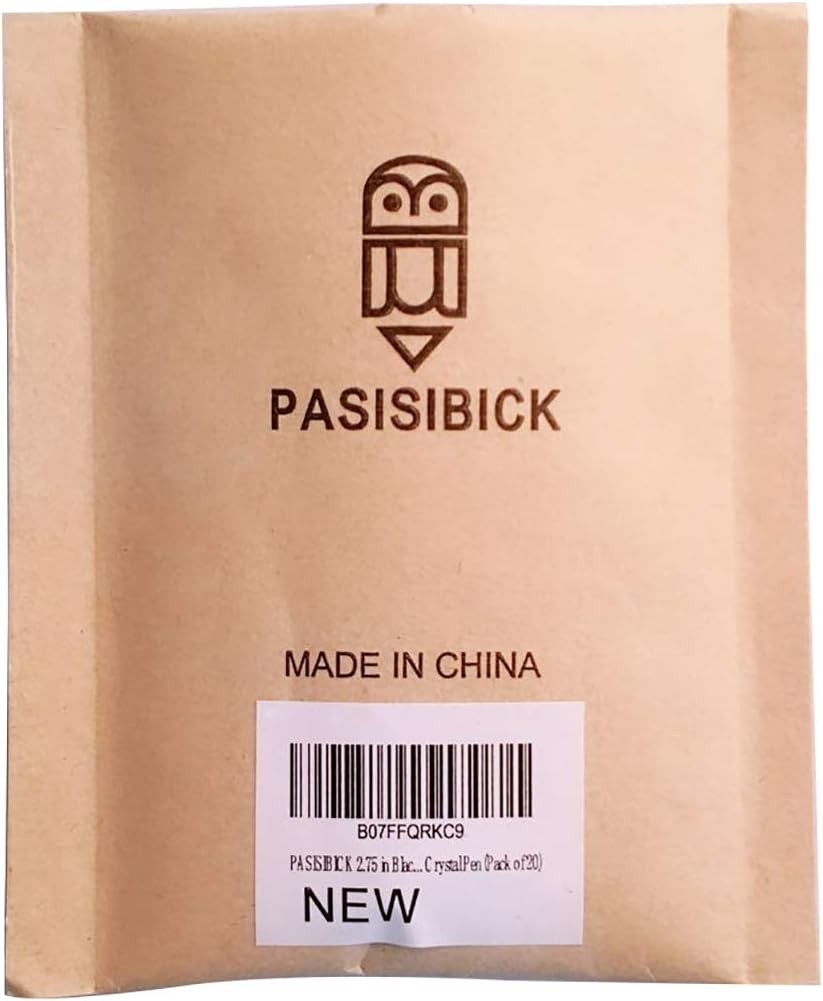 PASISIBICK 2.75” Black Ink 1 Count (Pack of 20), 2.75 in Refills