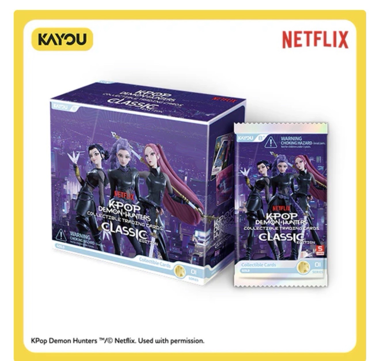 Kayou Kpop Demon Hunters Trading Card Box Netflix Classic Edition 2 BOX IN HAND