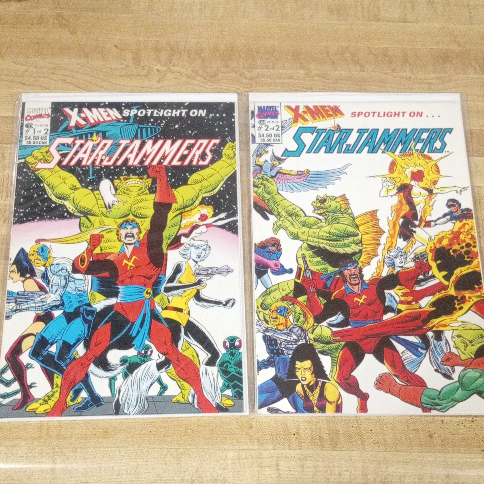 Marvel X-Men Spotlight on… Starjammers #1-2 1st Print Complete Mini-series