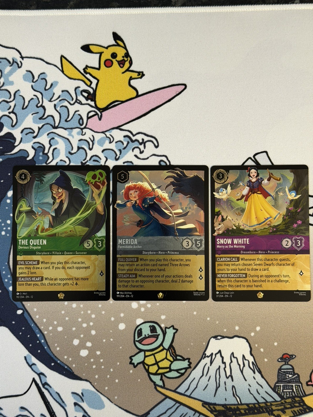 Disney Lorcana Wilds Unknown 3x legendary foil Card Bundle Pack Fresh