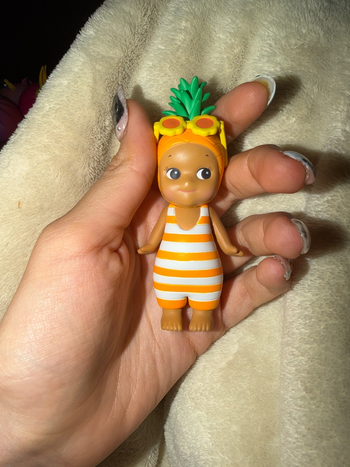sonny angel summer vacation pineapple angel figure