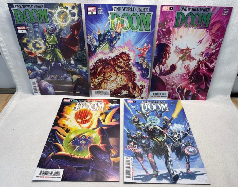 Marvel One World Under Doom #1-9 by Ryan North (All 1st Print) *FREE SHIPPING*