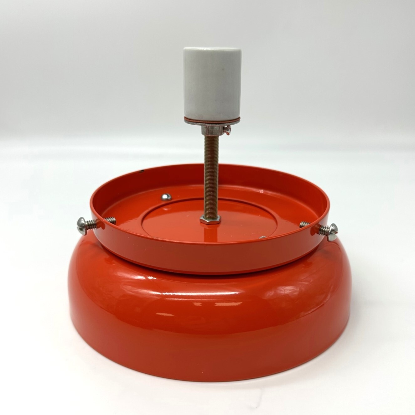 GAS PUMP GLOBE LAMP BASE – 6″ BASE W MATCHING COLOR HOLDER – FREE SHIPPING!