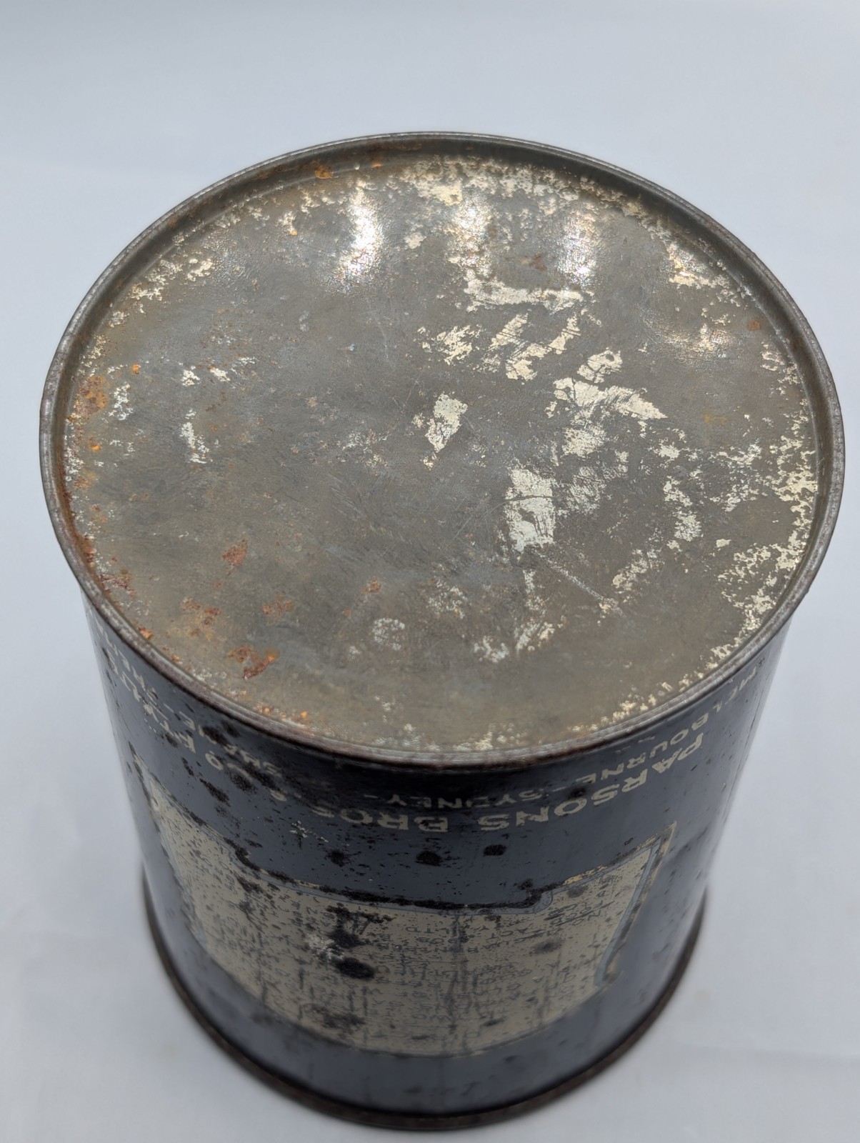 Antique PARSON’S SALINE POWDER FREMANTLE 1 Lb. tin