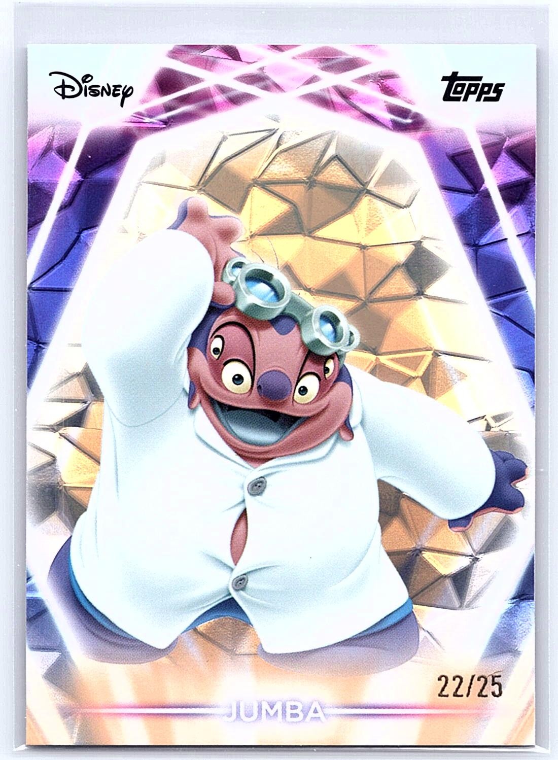 Jumba 2026 Topps Disney Neon 16 Orange Diamante /25