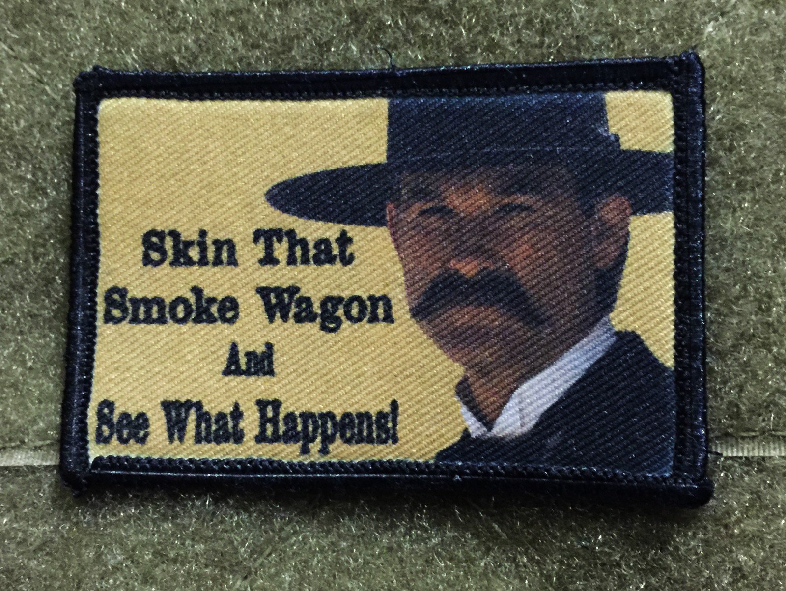 Skin That Smoke Wagon Morale Patch Tombstone Tactical ARMY Hook Military USA