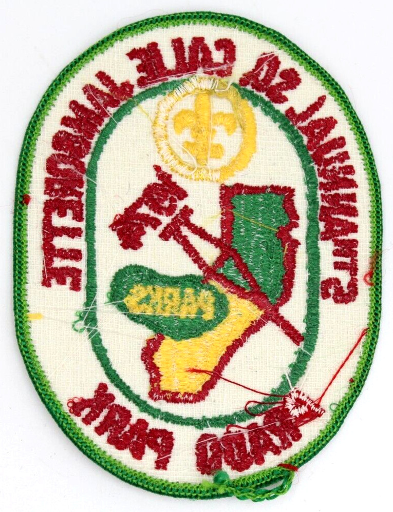 1974 Southern California Jamborette Prado Park Los Angeles Area Council Patch CA