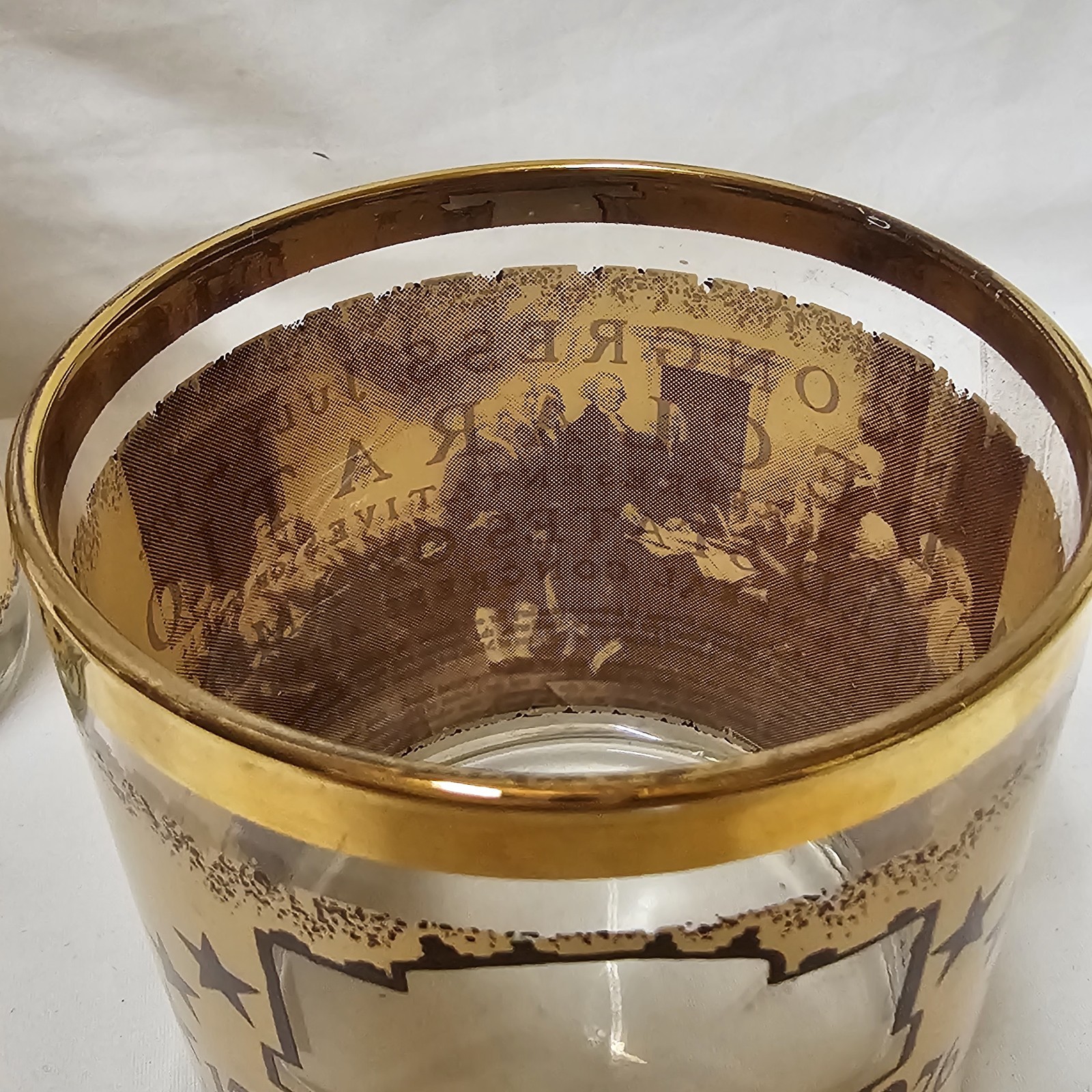 1776-1976 Bicentennial Whiskey Glasses (Set of 2). 3.5” H. Americana. T-89