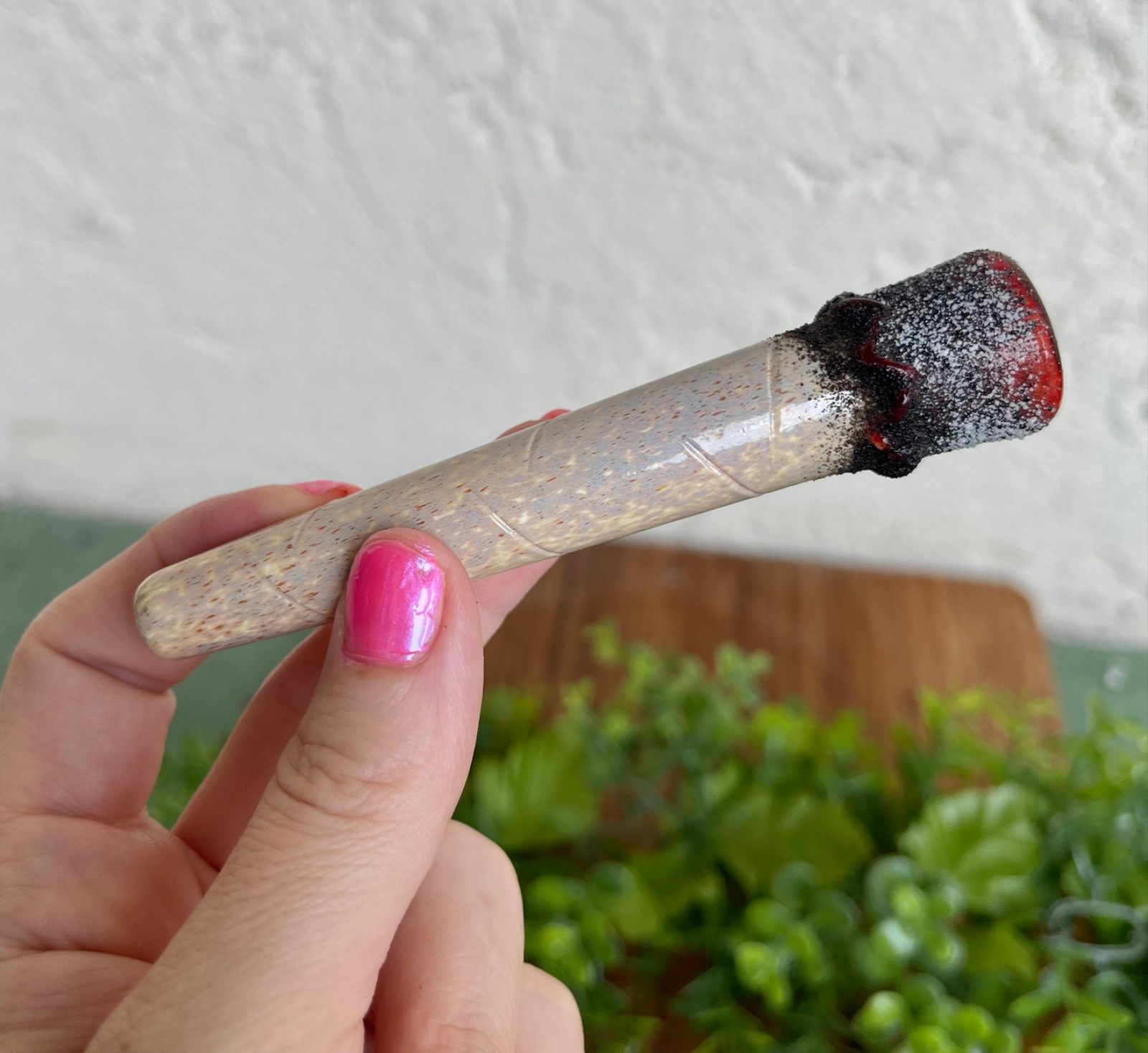 4.5in MARLEY – Heady Glass pipe American made one hitter-pocket piece