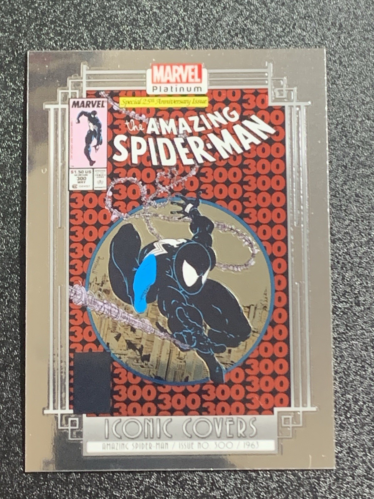 2023 UD Marvel Platinum 🔥 Amazing Spider-Man #300 Iconic Covers 🔥