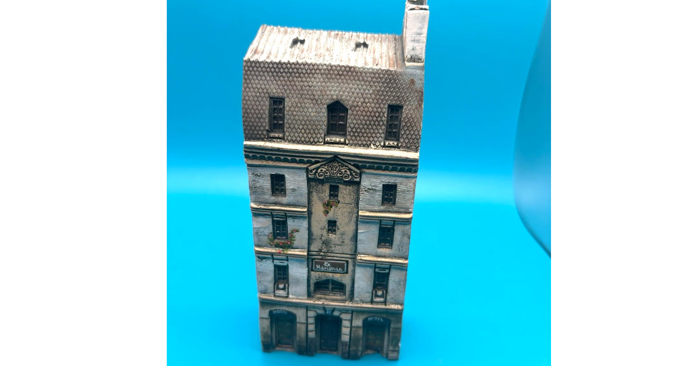 Gault original ceramic house miniature building Paris 1985, wargame 15mm