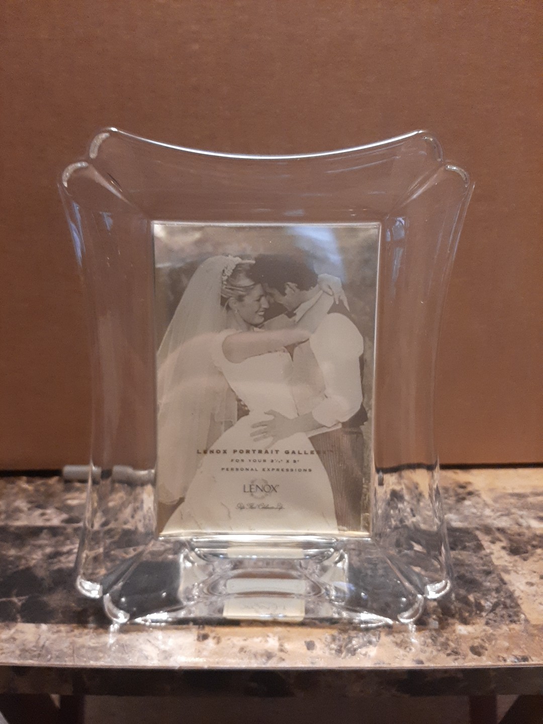Lenox Wedding Promises Heavy Crystal Frame ( 3.5″ X 5″ )