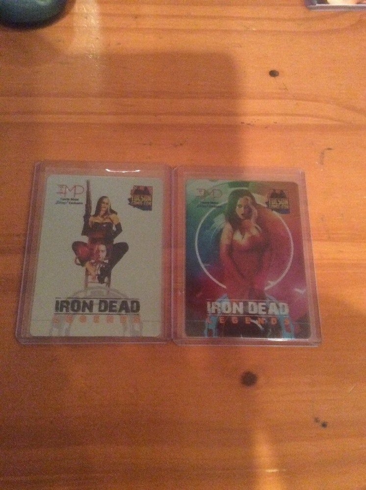 2 Different 2016 Tucson Comic Con Iron Dead Metal Promo Card Faerie Metal Rare