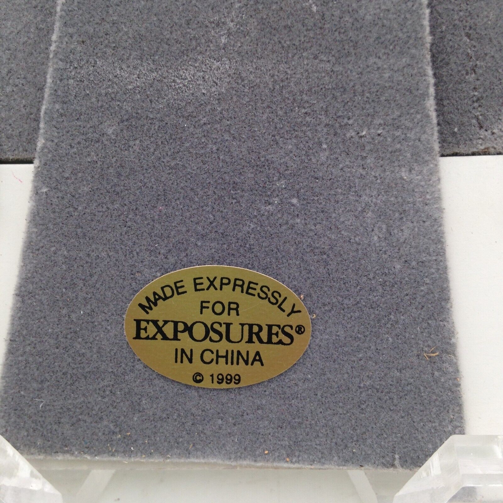 Exposures April Wooden Picture Frame 5.5×3.5 Hand Painted Spring Crocus Vintage