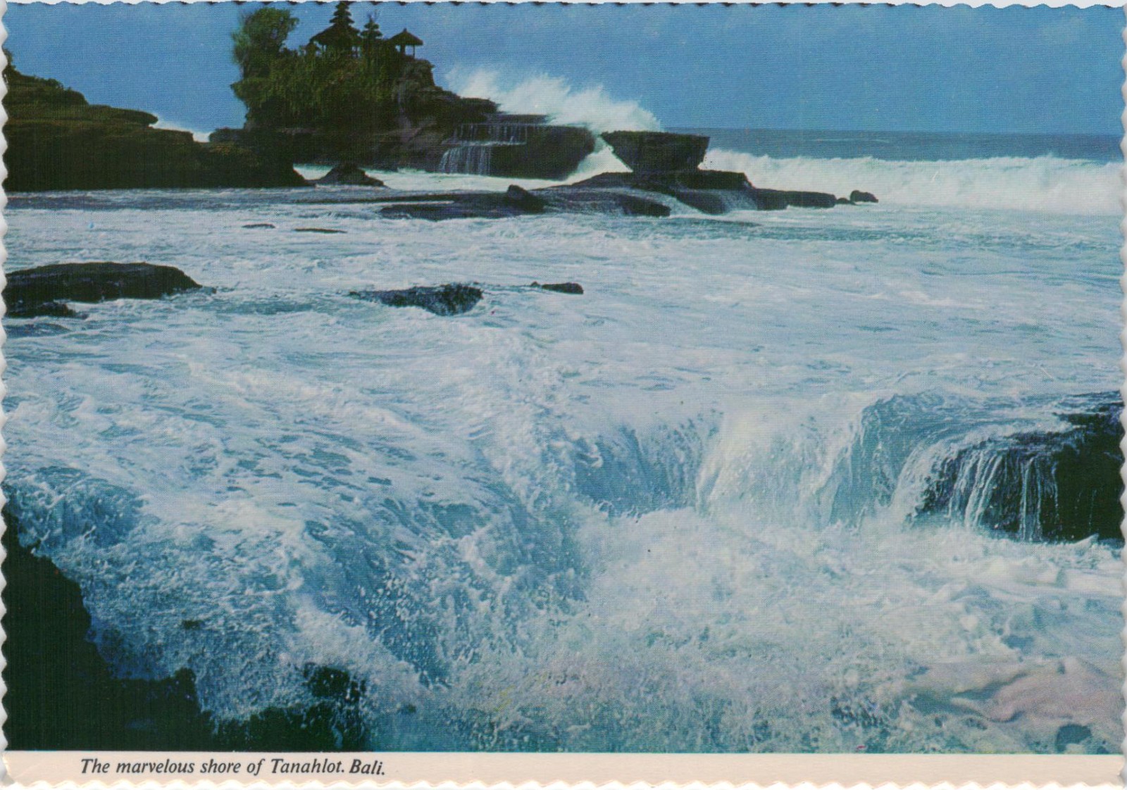 Postcard Postcard Indonesia Bali – The marvelous shore of Tanahlot