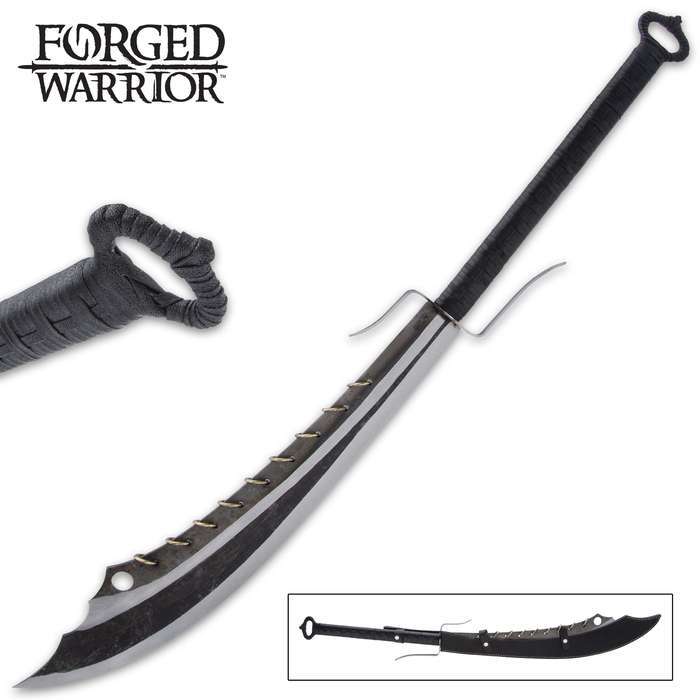 43″ Forged Warrior Chines War Sword Knife Machete Ninja Katana Steel with Sheath