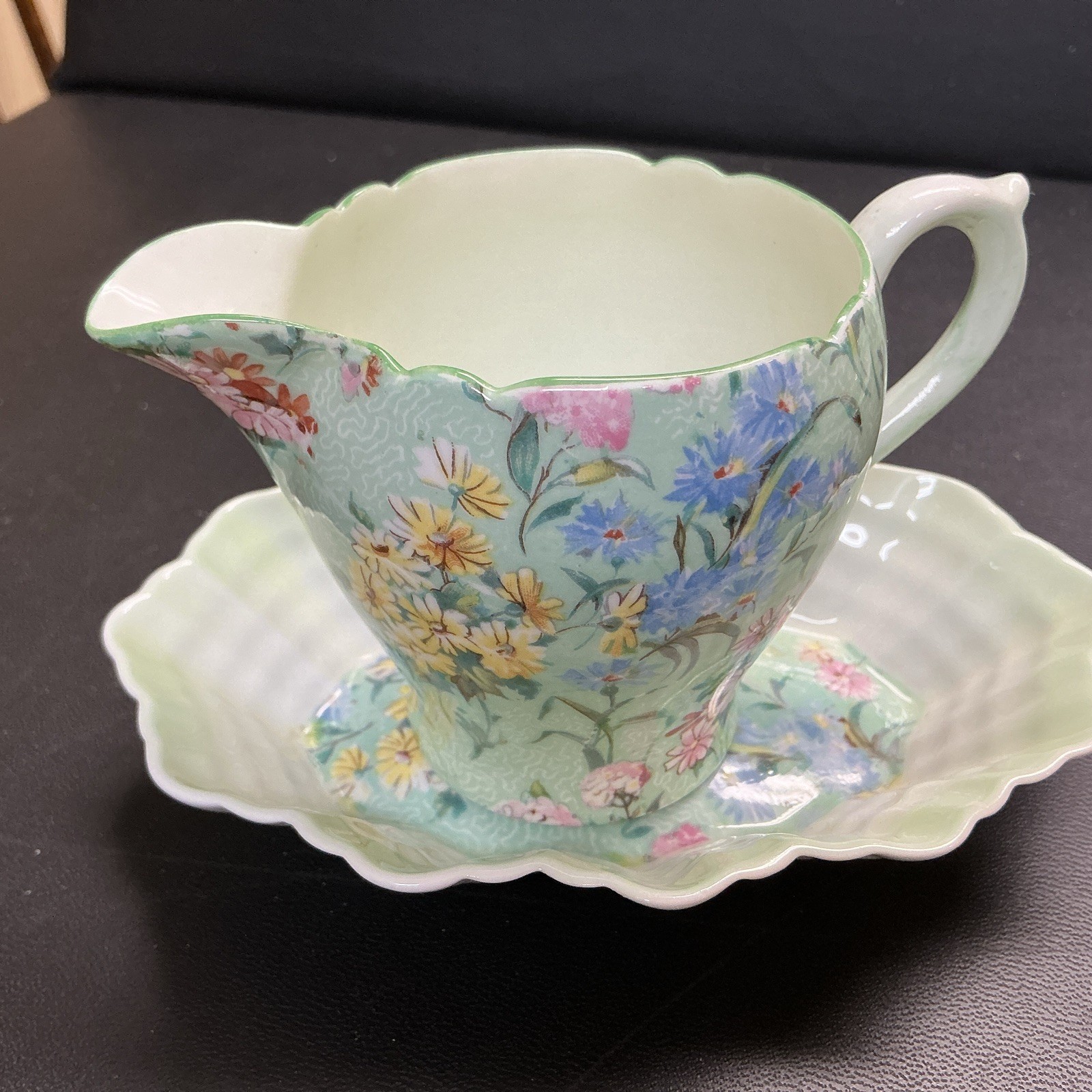 Vintage Shelley Bone China CHINTZ “Melody” 6 Piece Matching Set