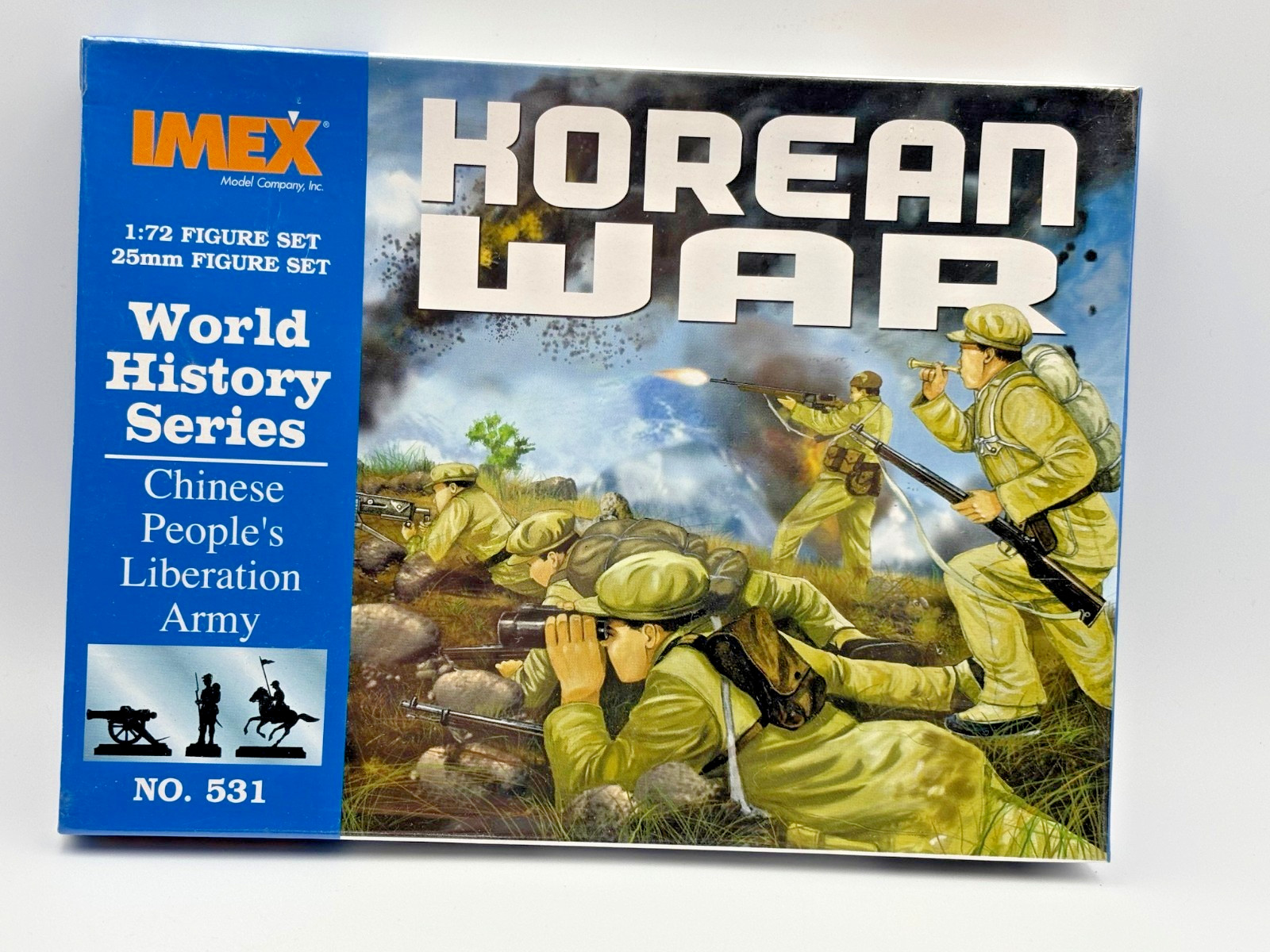 IMEX 531 1/72 Chinese PLA Infantry Korean War 50 Figures Model Kit Plastic Set