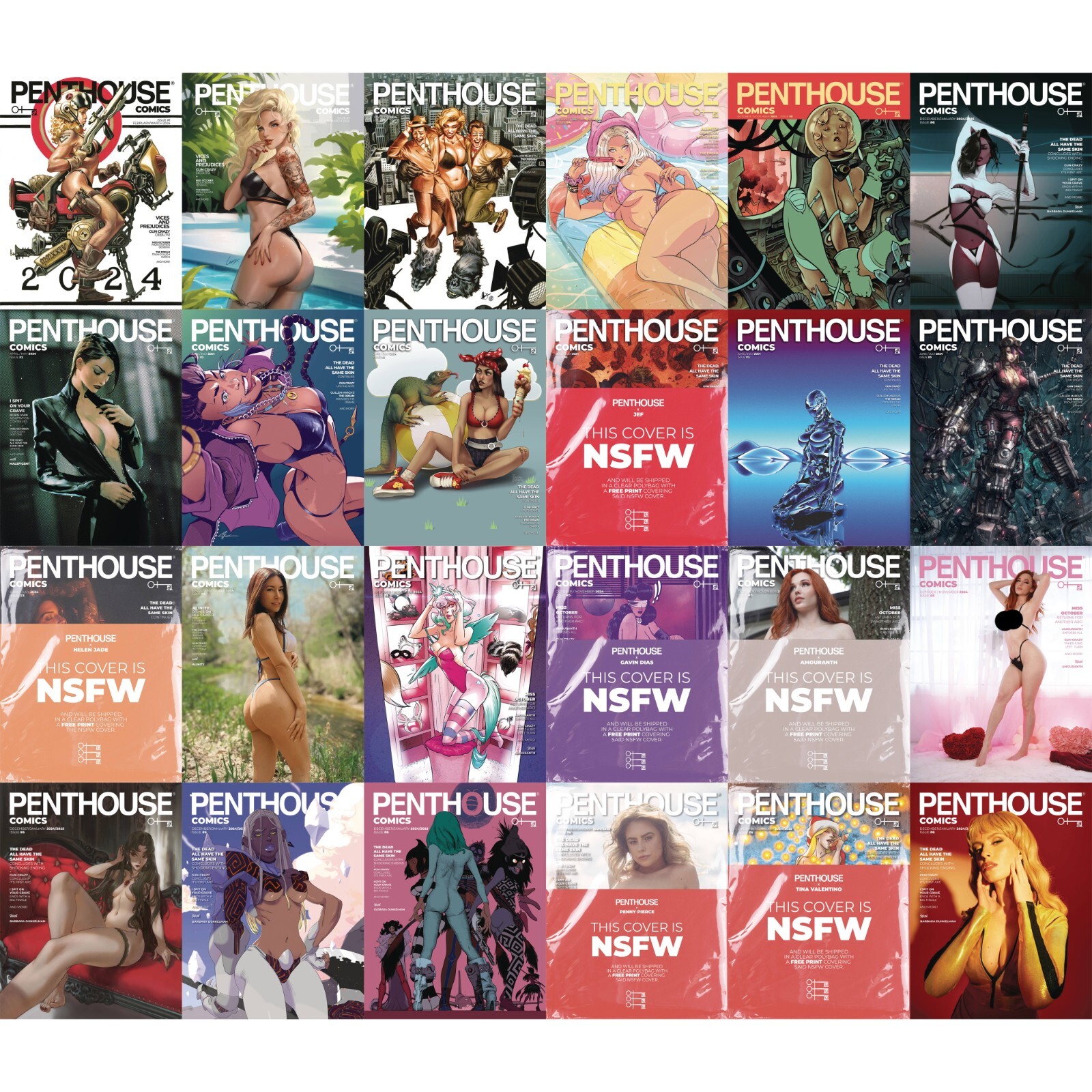 Penthouse Comics (2024) #1 2 3 4 5 6 Penthouse COVER SELECT