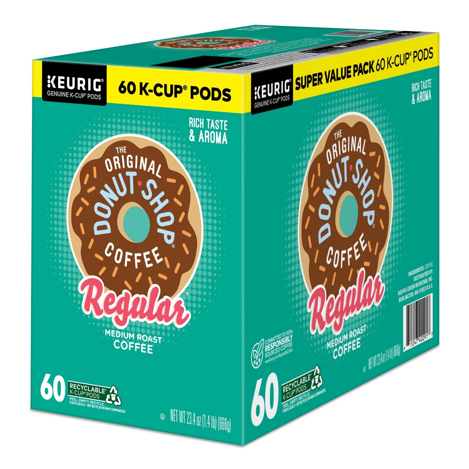 The Original Donut Shop Regular Medium Roast K-Cup Pods (60ct)…(a3w)