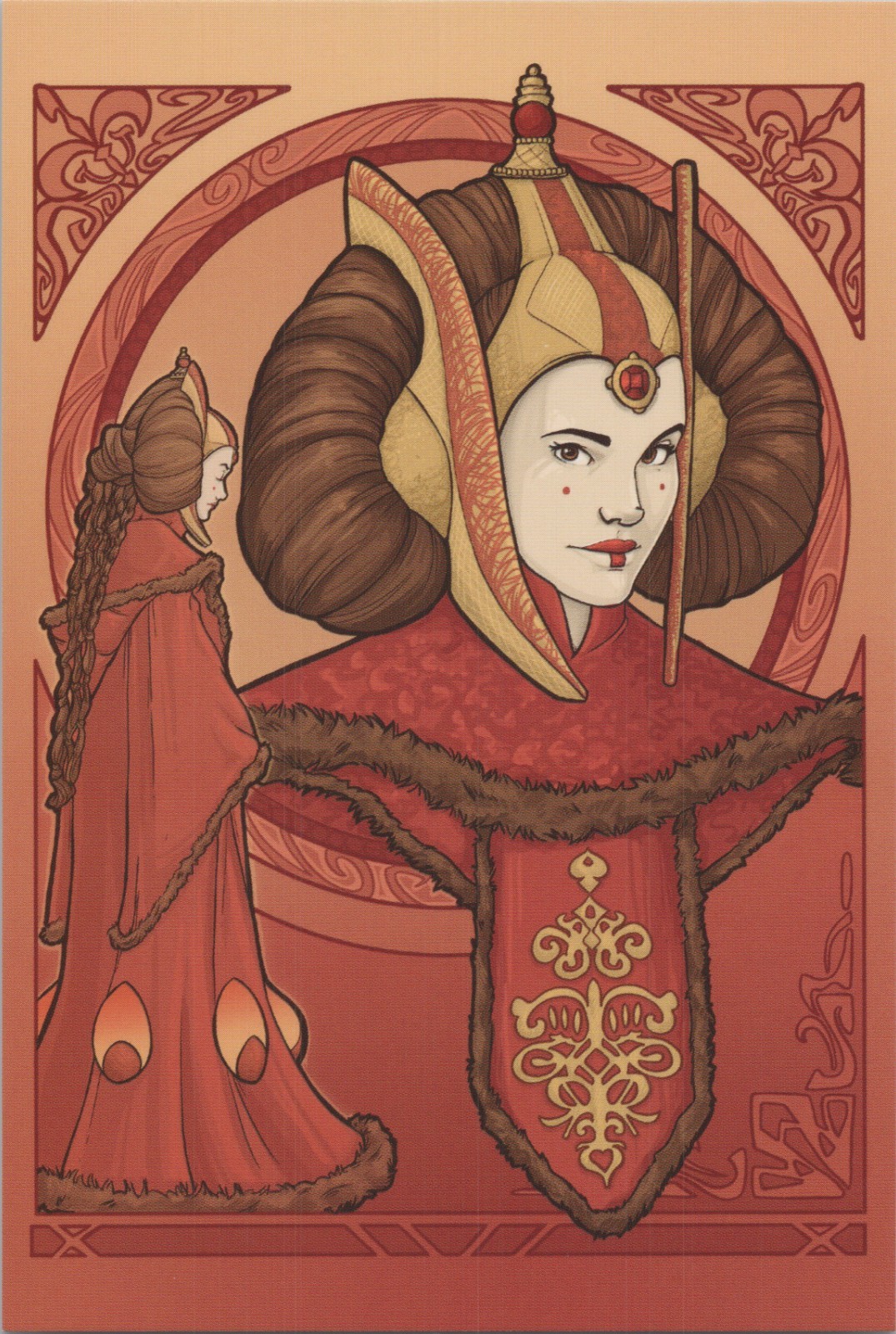 Star Wars Women of the Galaxy [5.6 x 3.8in] – Padme Amidala by Karen Hallion