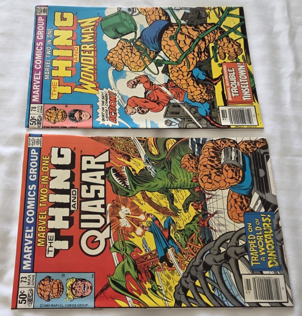 Lot of (8) Marvel Two-In-One Issues # 22, 67, 68, 72, 73, 78, 89 & 98 (1976-83)