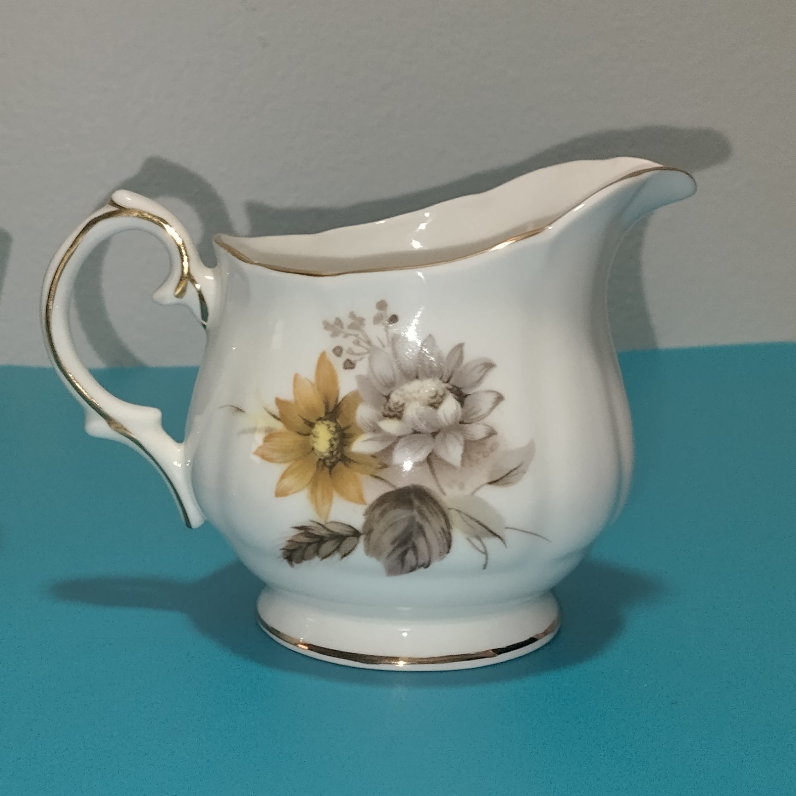 Duchess Bone China Creamer Open Sugar Bowl Set Wild Flowers 342 Pattern England
