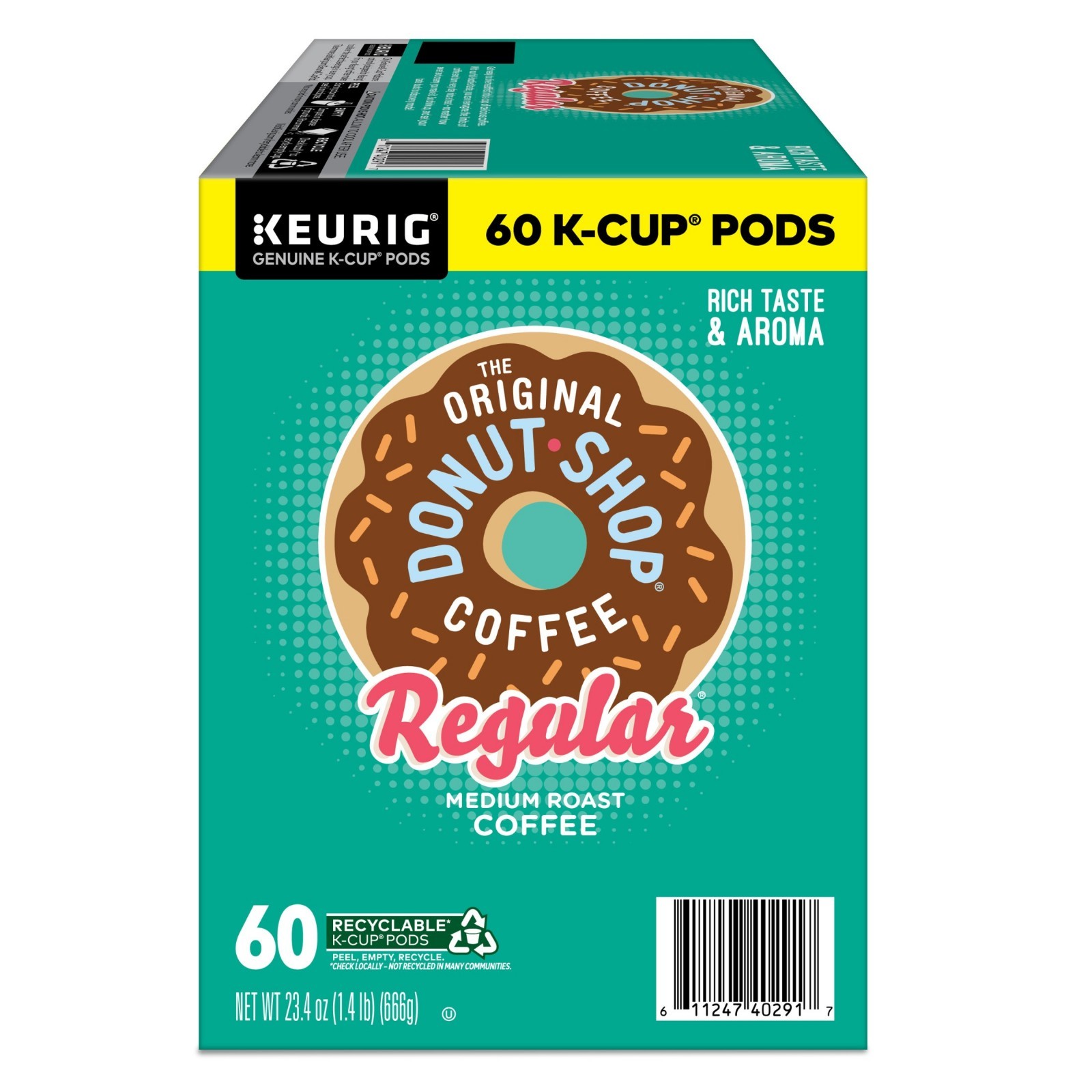 The Original Donut Shop Regular Medium Roast K-Cup Pods (60ct)…(a3w)