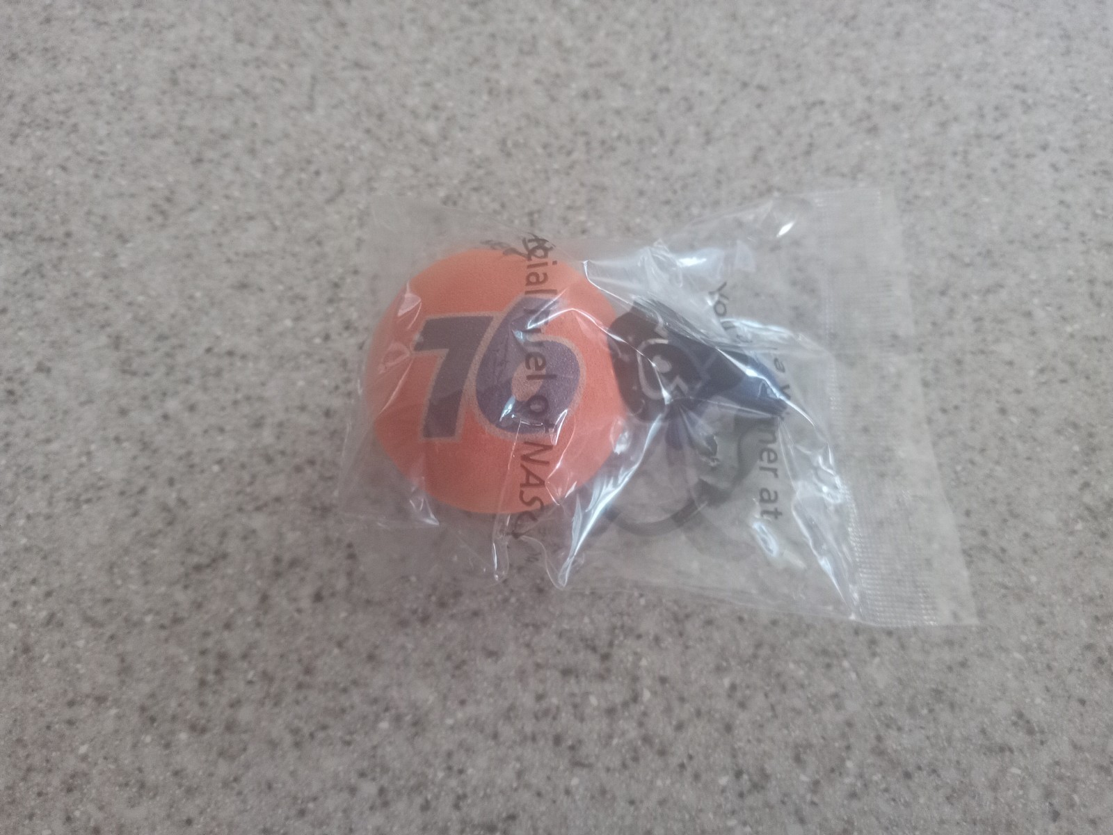 Vintage Union 76 “Official Fuel Of Nascar” Antenna Ball with Fuel Nozzle