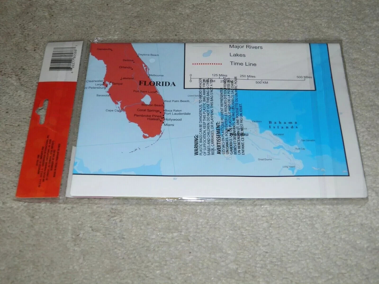 United States Wall Map 39.4″ x 27.5″ State Capitals Cities State Teaching Tree