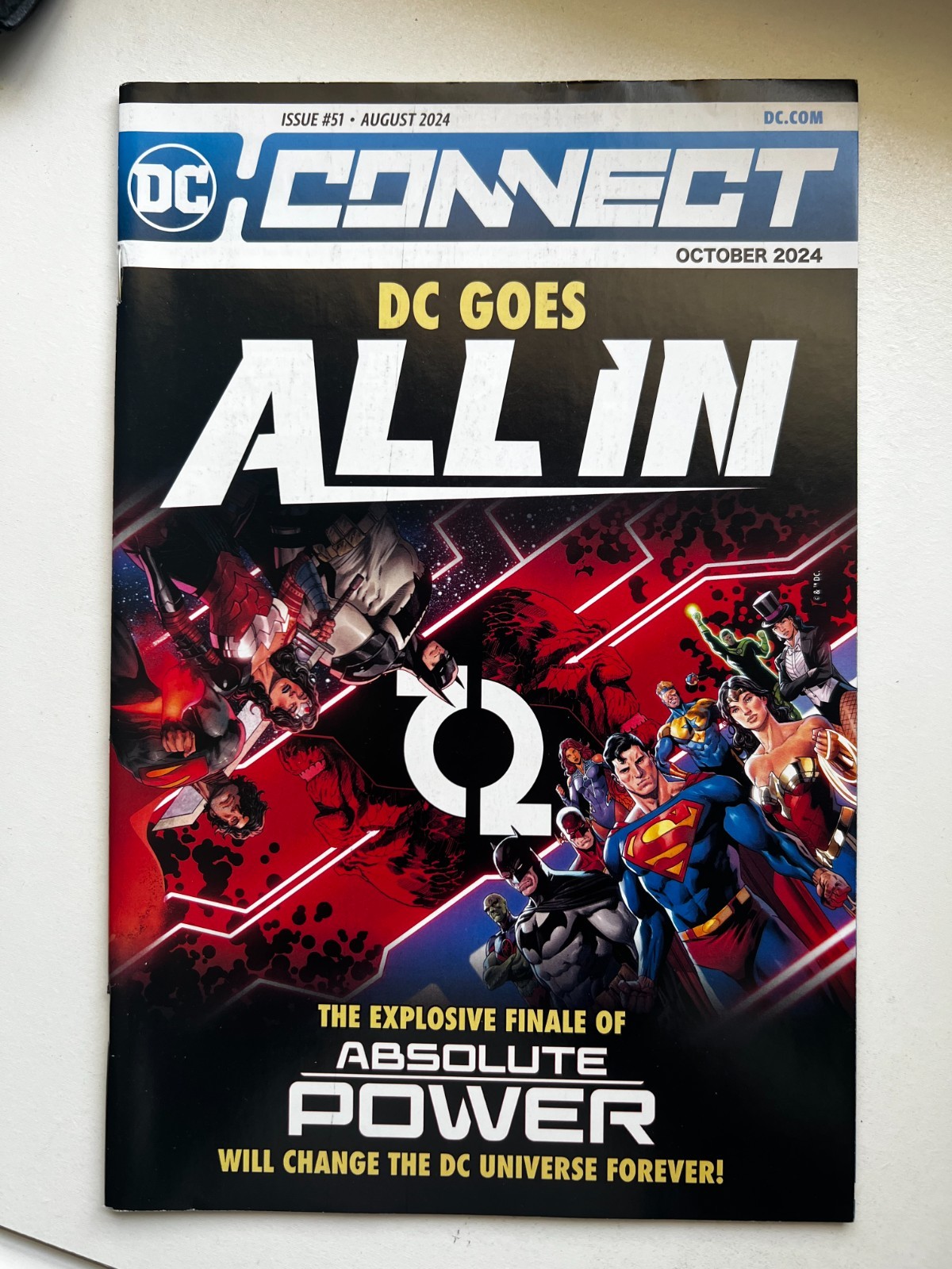 DC Connect #51, 1ST PREVIEW APP ABSOLUTE BATMAN,SUPERMAN,WONDER WOMAN