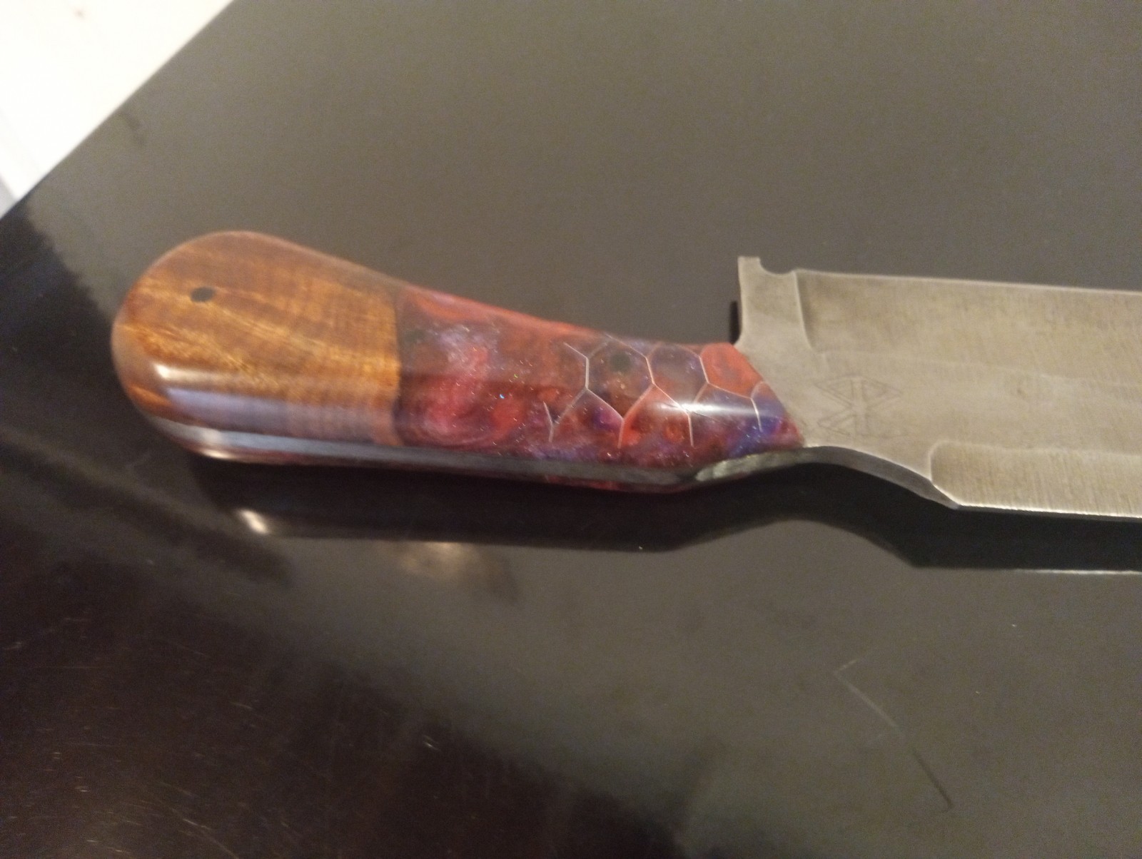 Custom HandMade BERSERK BLADES Chopper Bushcraft Knife Full Tang w/Kydex Sheath.