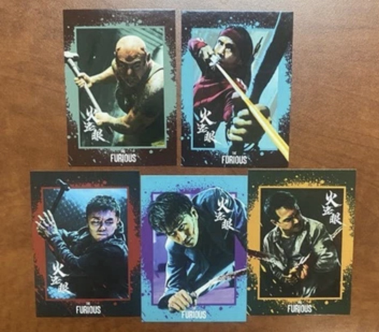 The FURIOUS – Movie AMC Limited Edition PROMO Cards- FULL SET Of 5