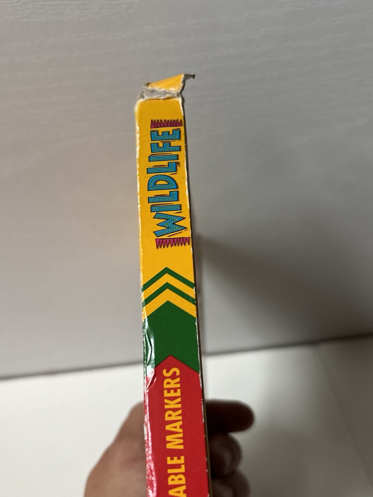 Vintage 1995 Binney & Smith Crayola Wildlife Washable Markers NOS 8 Count