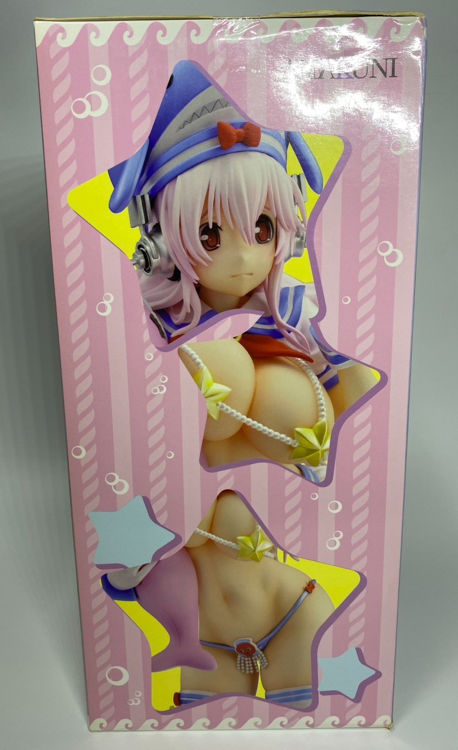Super Sonico Pisces Ver. 1/7 Figure AMAKUNI Hobby Japan [Unopened] *Box Damaged*