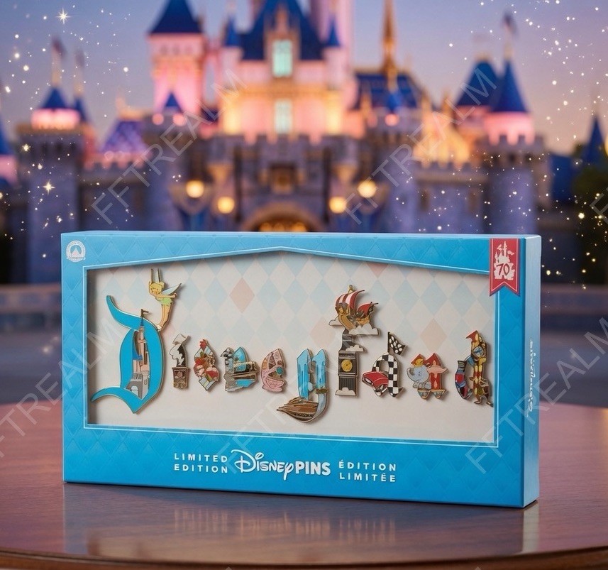 Disneyland 70th Anniversary Vault Collection Boxed Pin Set – LE 2200 – PRESALE