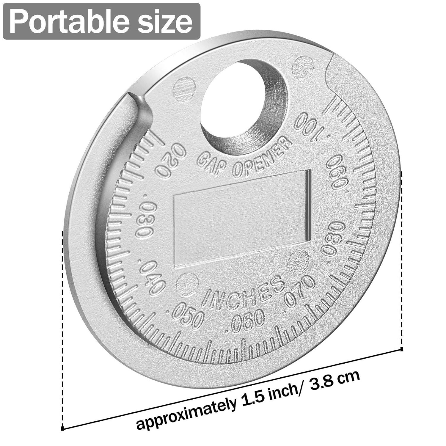 1 Piece Spark Plug Gap Tool Spark Plug Gauge Measuring Tool – Scaled 0.020 to…