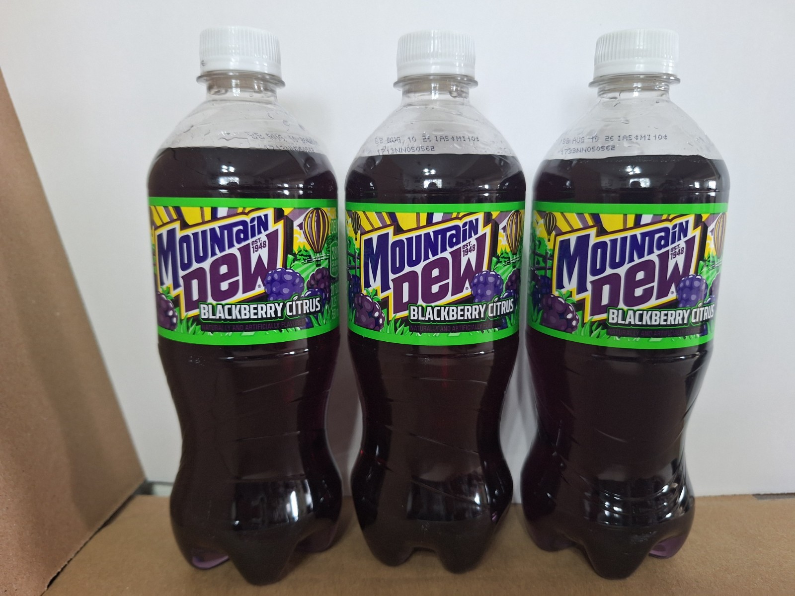 Mountain Dew Blackberry Citrus *three* 20oz! Casey’s exclusive – exp. 8/10/26