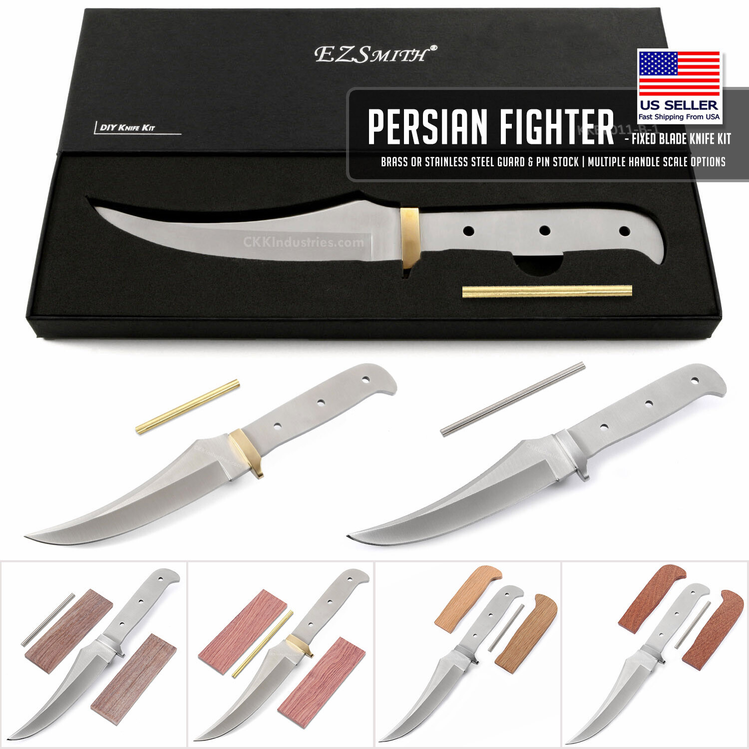 Persian Fighter – DIY Knife Making Kit – USA Design