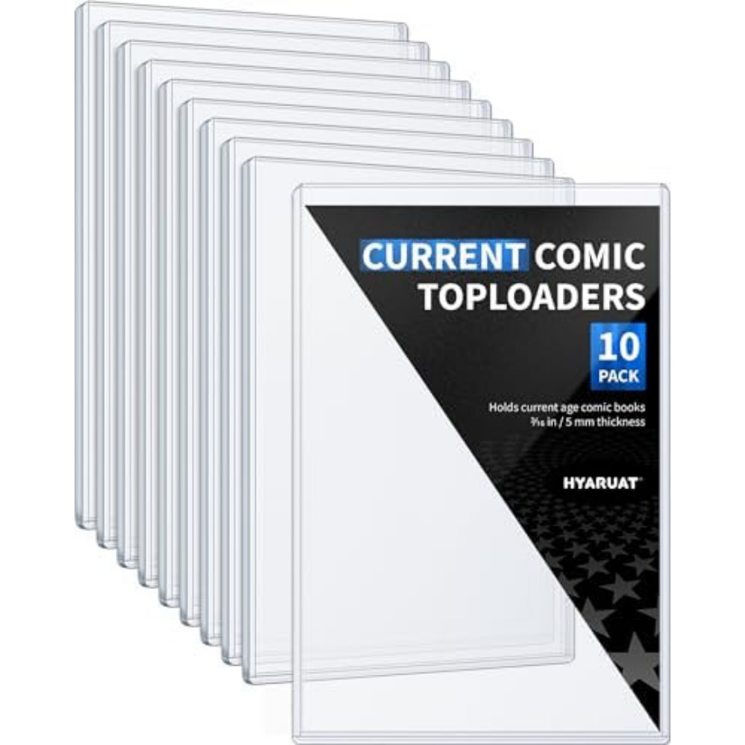 Comic Book Top Loaders for Current, Toploader Hard Sleeves Holder for Comic Book
